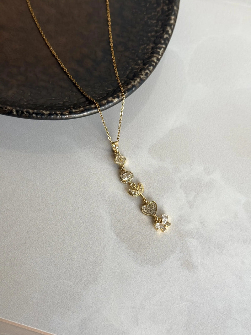 Butterfly Y Necklace
