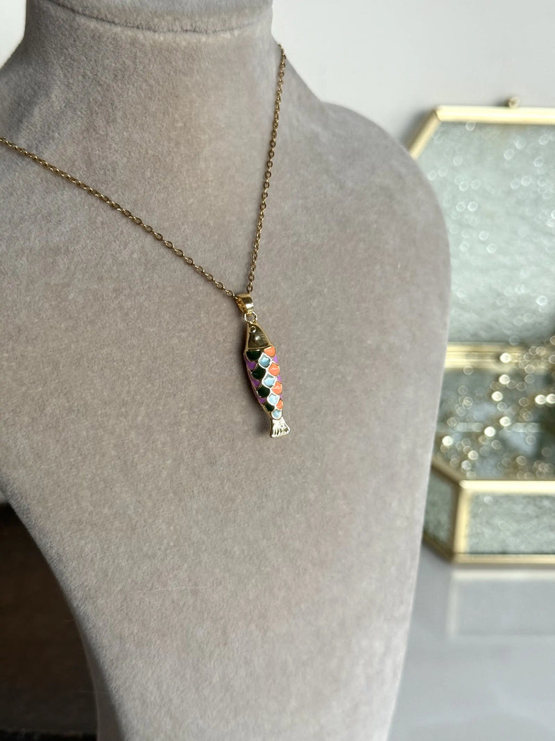 Colorful Fish Necklace