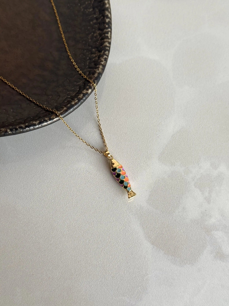 Colorful Fish Necklace