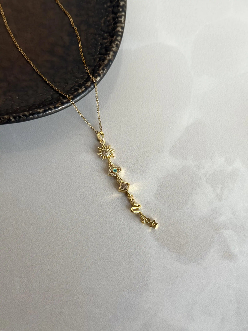 Sunglasses Y Necklace