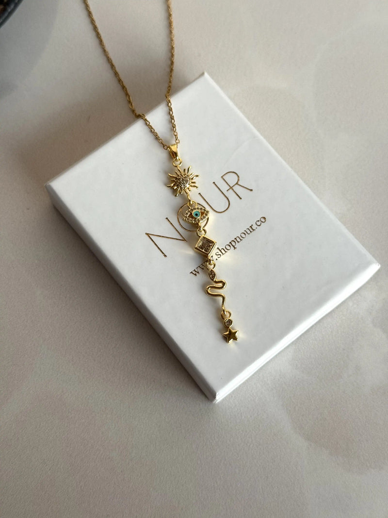 Sunglasses Y Necklace