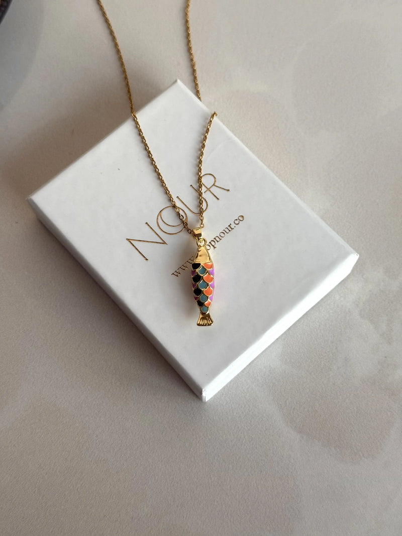 Colorful Fish Necklace