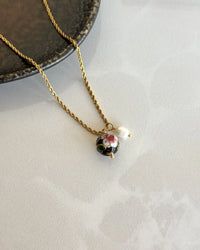Antique Pearl Bead Necklace - thumbnail 3