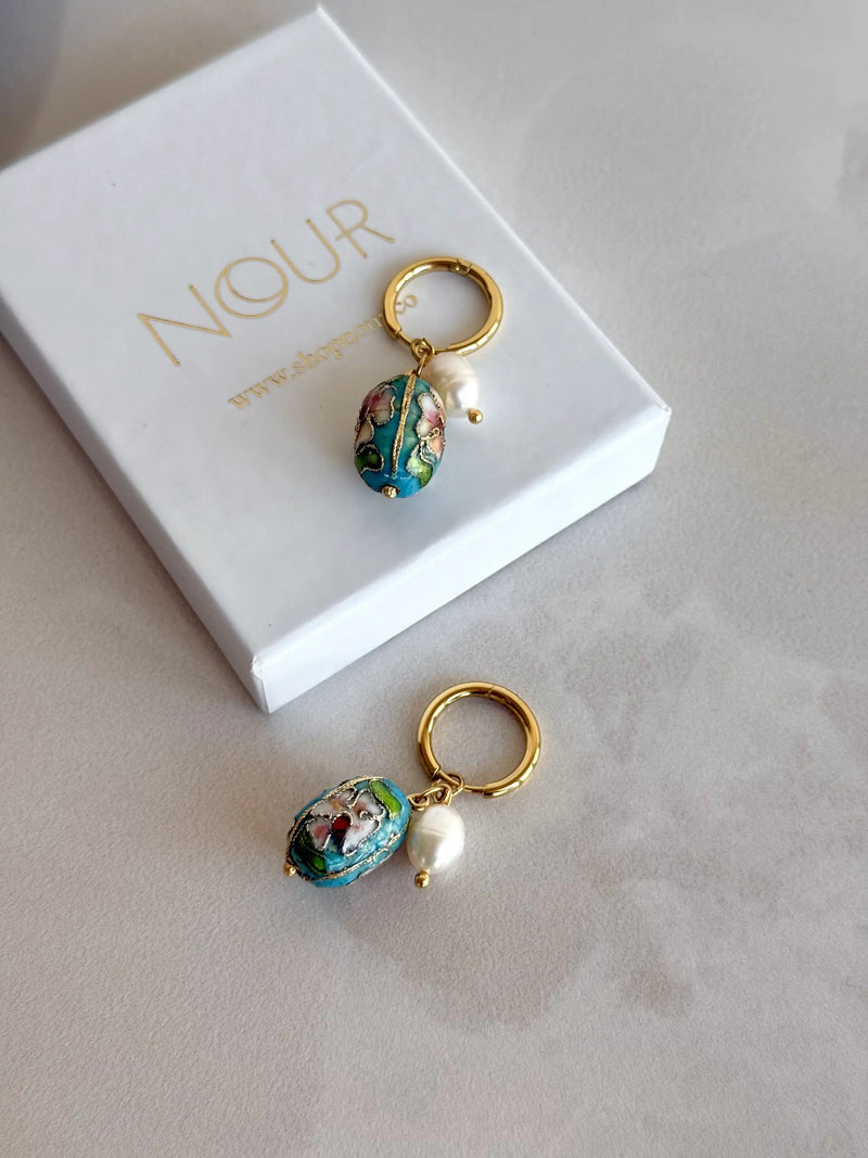 Antique Pearl Bead Earrings