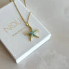 Blue Starfish Necklace