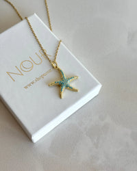 Blue Starfish Necklace - thumbnail 1