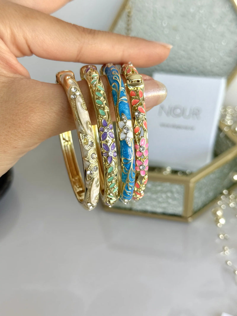 Enamel Cuff Bracelets