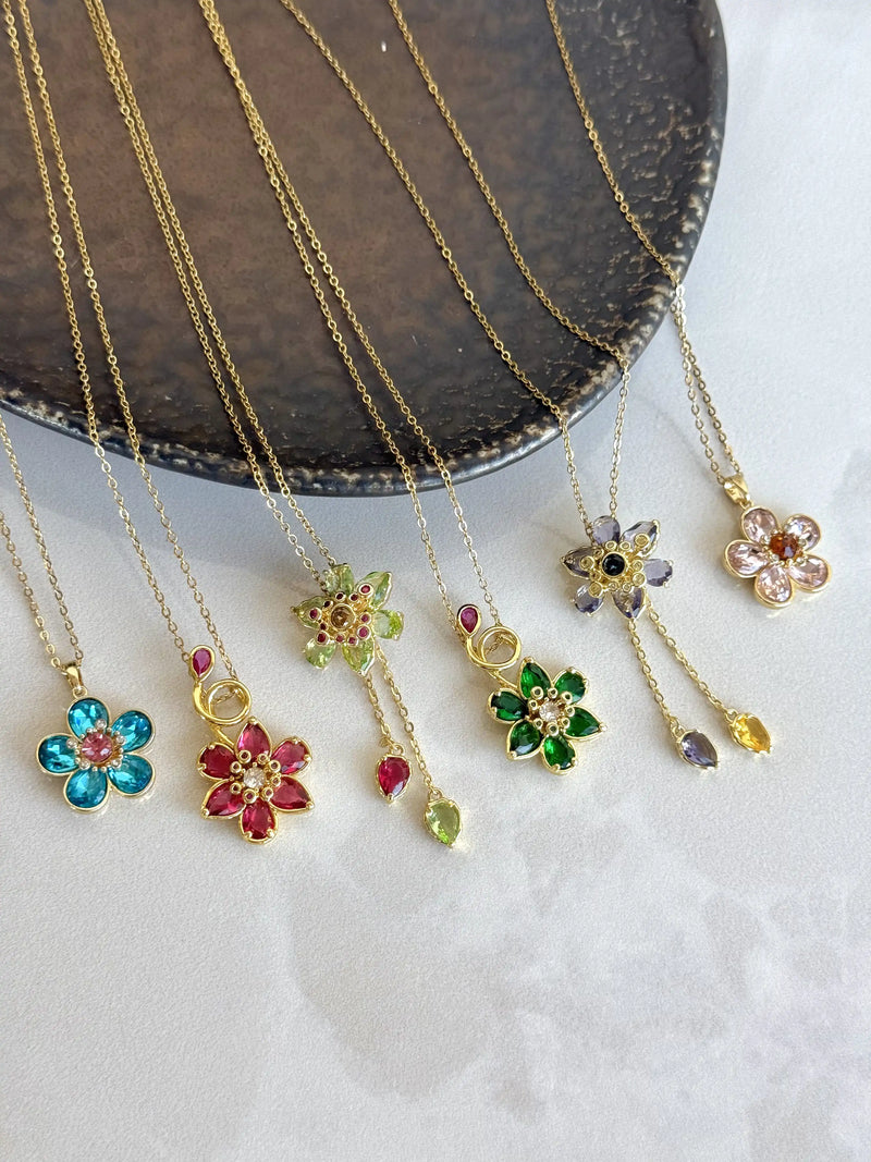 Ring Flower Necklace Bella Series