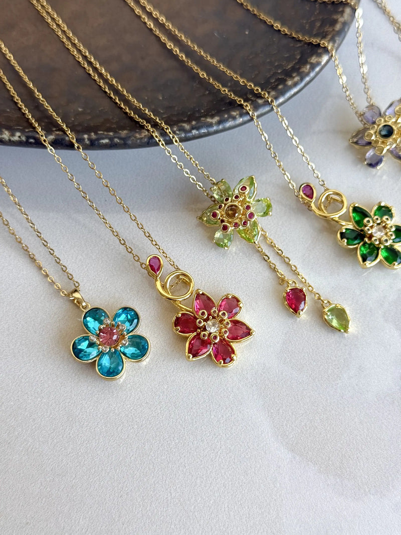 Ring Flower Necklace Bella Series
