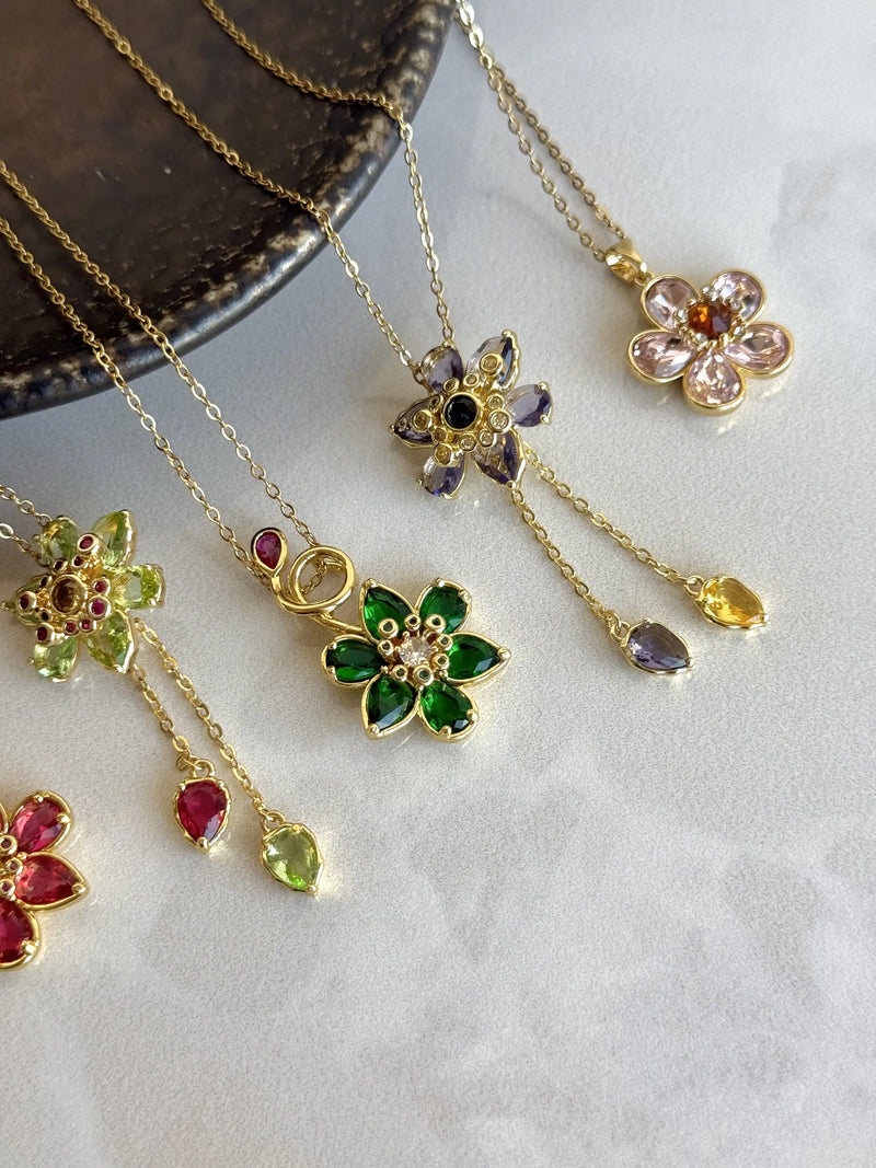 Ring Flower Necklace Bella Series