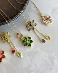 Flower Dangle Necklace Bella Series - thumbnail 6