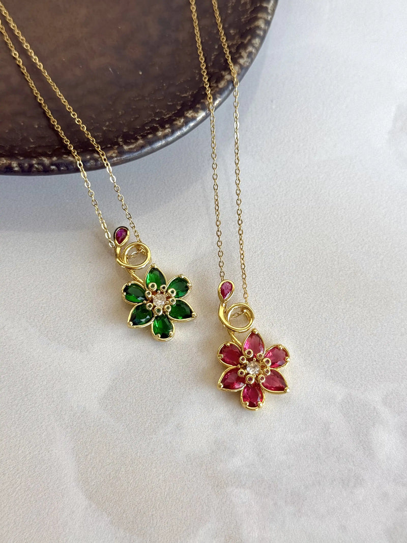 Ring Flower Necklace Bella Series