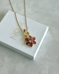 Ring Flower Necklace Bella Series - thumbnail 4