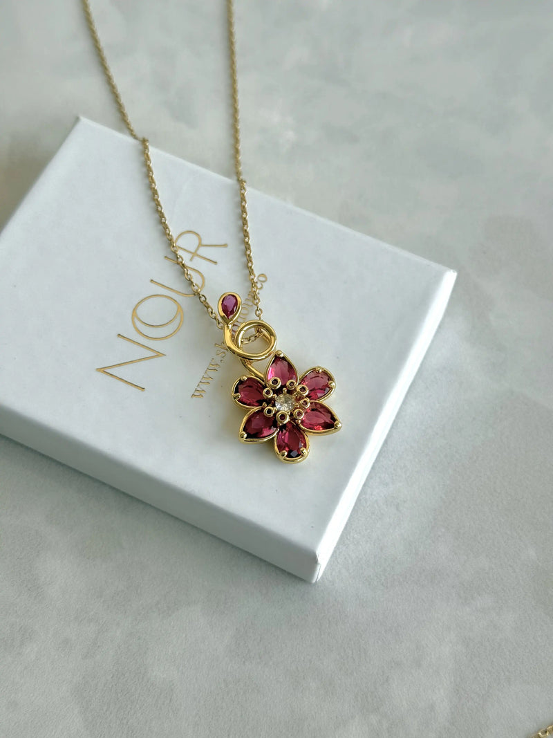 Ring Flower Necklace Bella Series