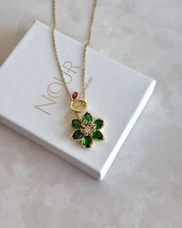 Ring Flower Necklace Bella Series - thumbnail 3