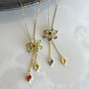 Flower Dangle Necklace Bella Series