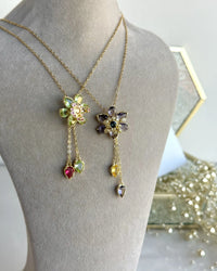 Flower Dangle Necklace Bella Series - thumbnail 2