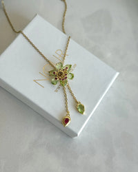 Flower Dangle Necklace Bella Series - thumbnail 3