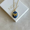 Blue Butterfly Medallion