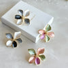 Enamel Flower Earrings
