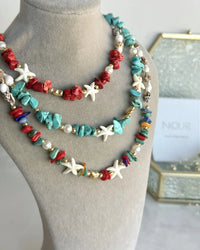 Seashell Natural Stone Necklaces - thumbnail 2