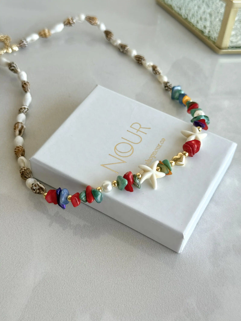 Seashell Natural Stone Necklaces