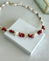 Seashell Natural Stone Necklaces - thumbnail 3