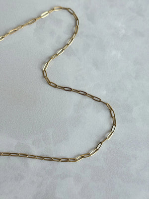 Small Paperclip Bracelet Chain