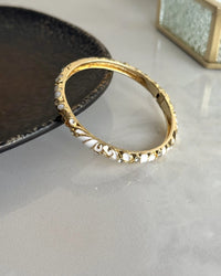 Stone-studded Enamel Cuff Bracelets - thumbnail 2