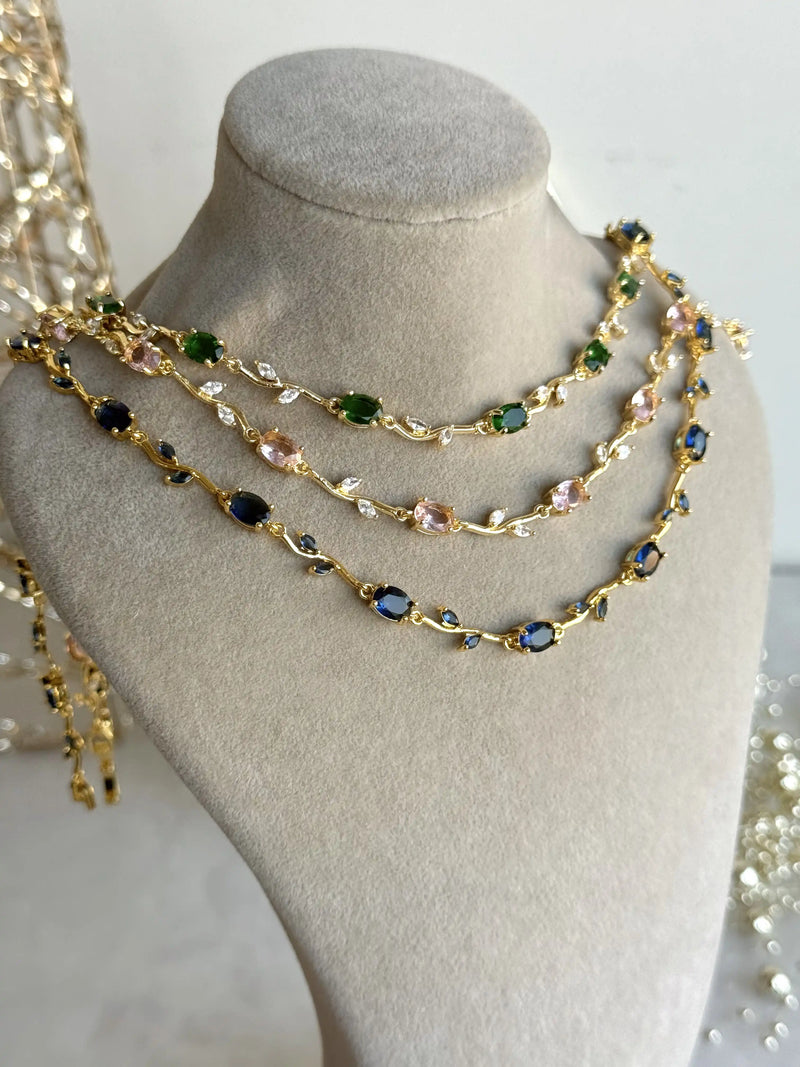 Emerald Vine Necklace Bella Series