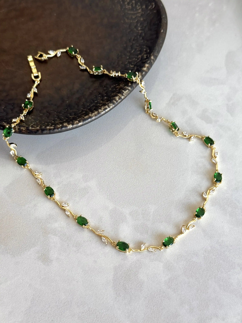 Emerald Vine Necklace Bella Series