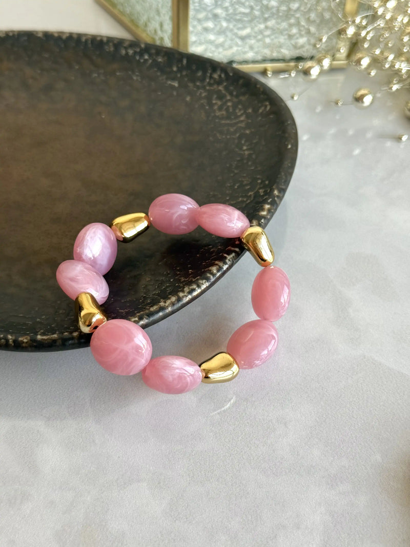 Pink Bead Bracelet