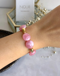 Pink Bead Bracelet - thumbnail 2