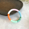 Colorful Cylinder Bead Bracelet