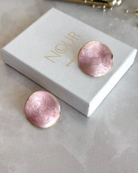 Square Mother-of-Pearl Earrings - thumbnail 3