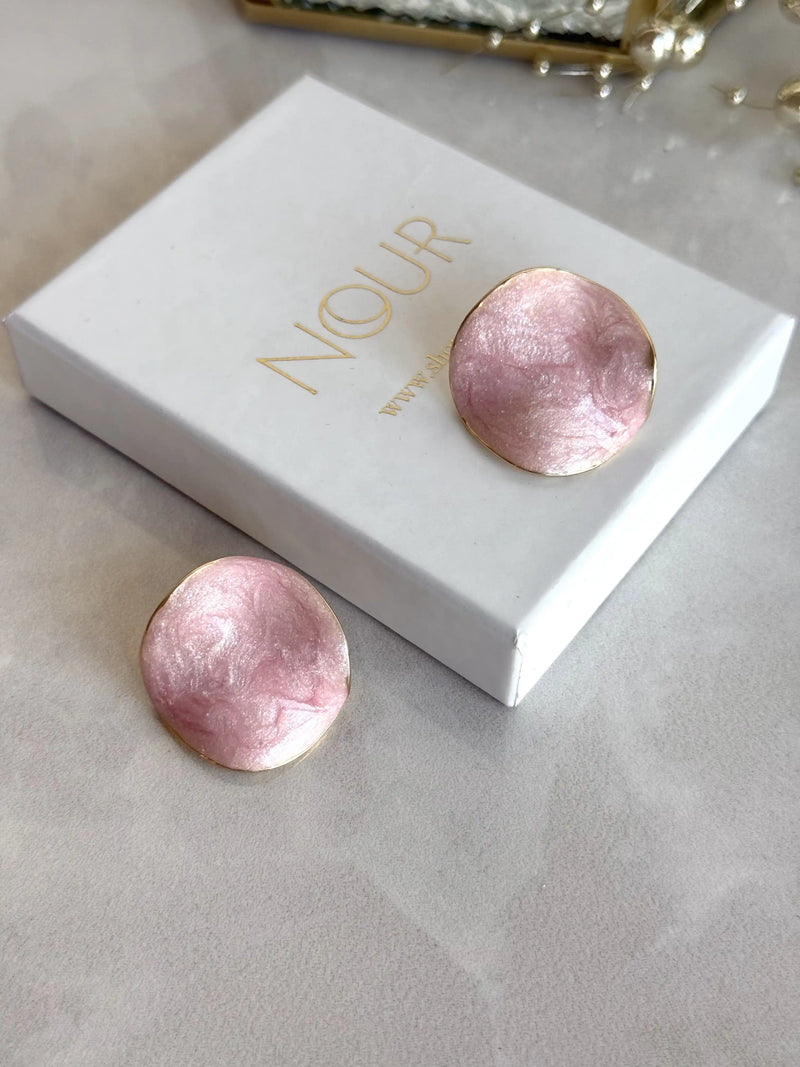 Square Mother-of-Pearl Earrings