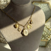 North Star Medallion Charm Necklace