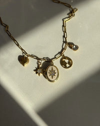 North Star Medallion Charm Necklace - thumbnail 3