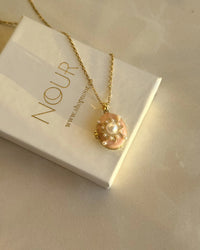 Pink Pearl Locket - thumbnail 1