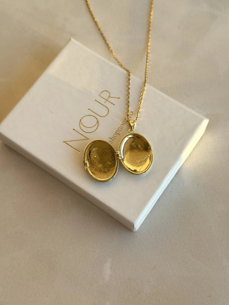 Blue Daffodil Locket