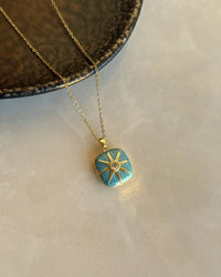 Turquoise Sun Locket - thumbnail 2