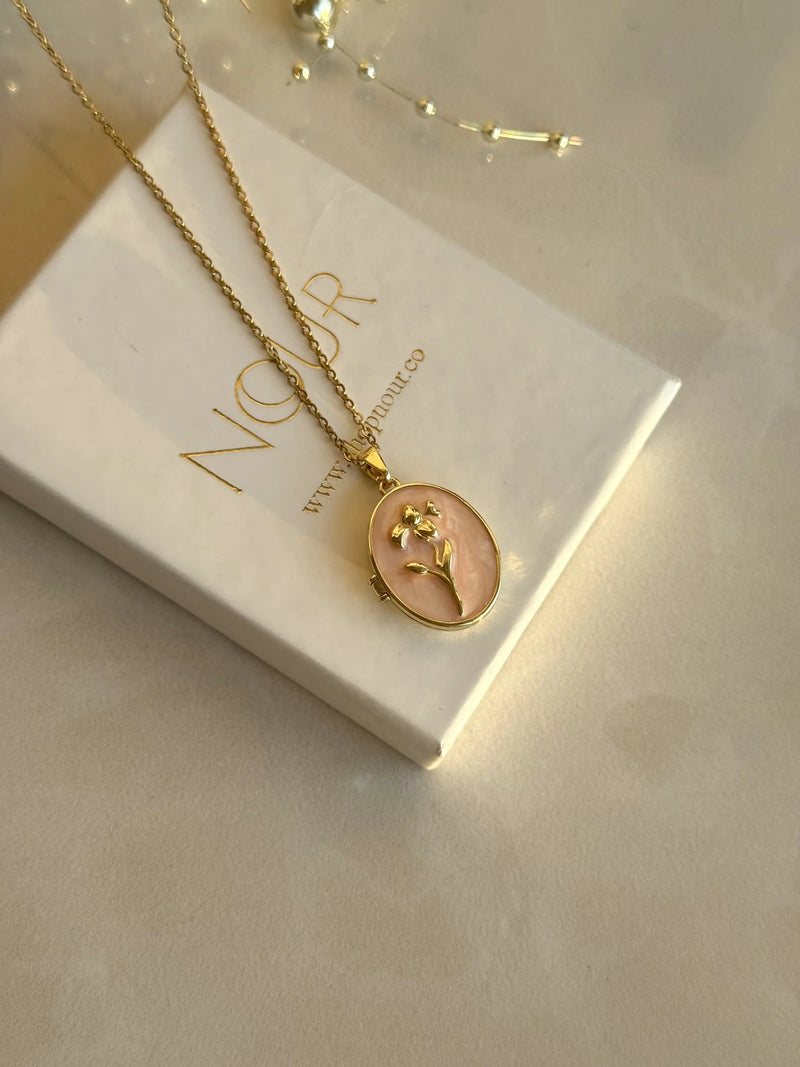 Pink Lilac Locket
