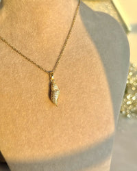 Stone Seashell Necklace - thumbnail 3