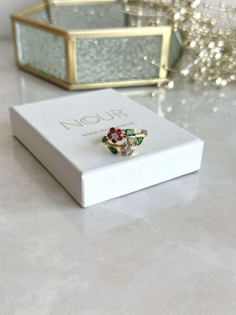 Daisy Flower Ring - Bella Collection