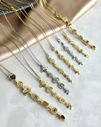 Crescent Sun Y Necklace - thumbnail 3