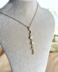Crescent Sun Y Necklace - thumbnail 1