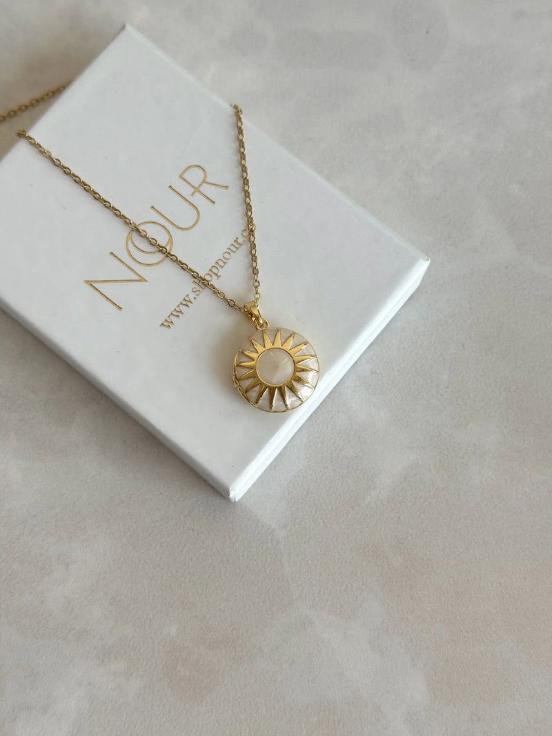Round Sun Locket