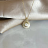 Round Sun Locket