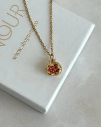 Pomegranate Prosperity Necklace - thumbnail 1