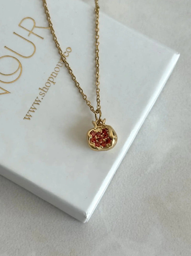 Pomegranate Prosperity Necklace